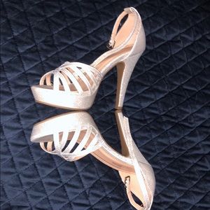 Silver Heeled Sandals 🤍